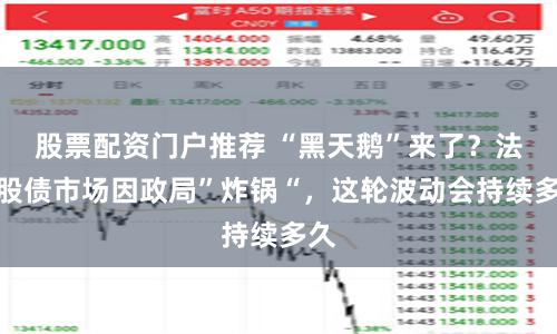 股票配资门户推荐 “黑天鹅”来了?法国股债市场因政局”炸锅“,这轮波动会持续多久